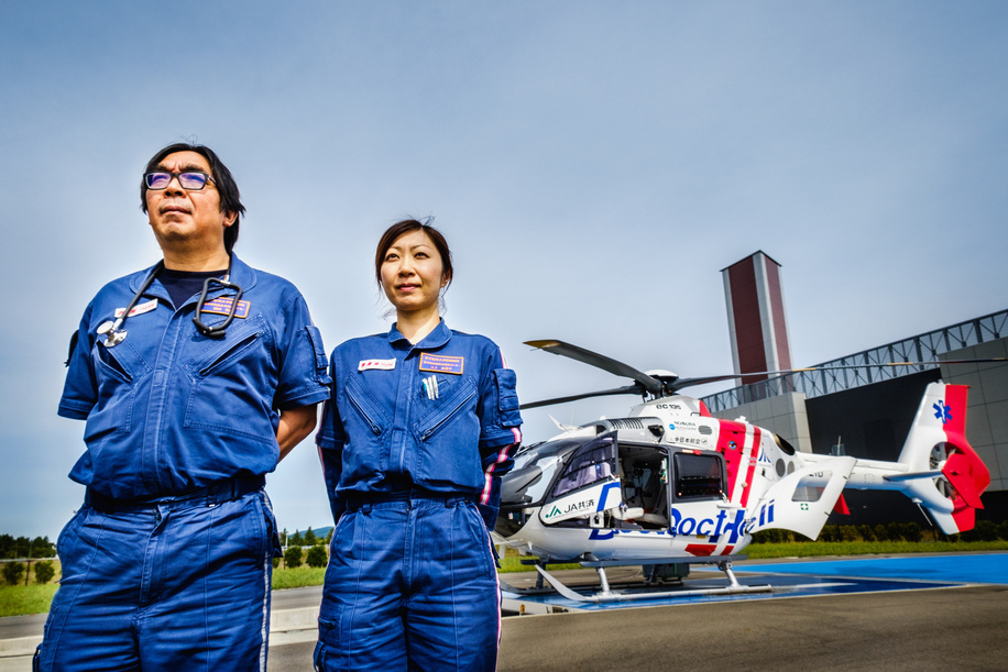 DOCTOR HELI, Iwate Medical University Emergency medical services, also called Air Ambulance or HEMS (Helicopter Emergency Medical Service) are available in Japan. In Japan, they are called “Doctor Helicopters” to emphasize the fact the doctors are on board and that they fly to the patients to provide treatment as soon as possible.