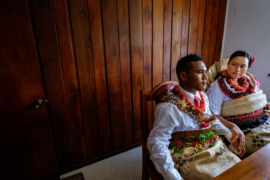 A wedding in Tonga.