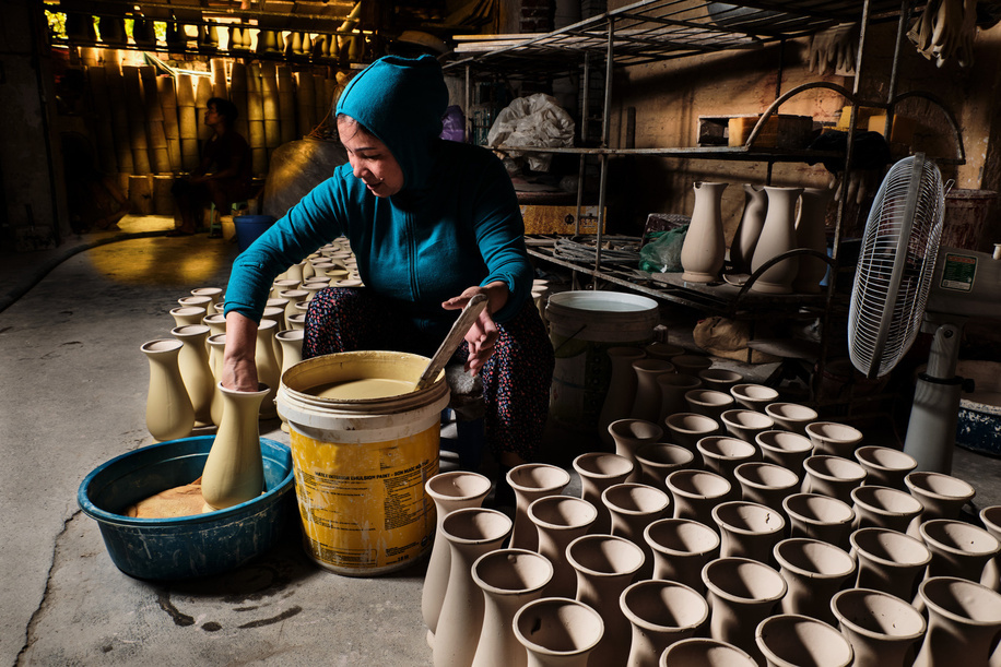 A pottery studio in Ho Chi Minh City.