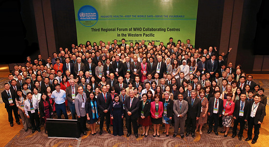 Group photo during the Third Regional Forum of WHO Collaborating Centres in the Western Pacific, held in Ho Chi Minh City, Viet Nam on 22–23 November 2018.   Read more: https://www.who.int/westernpacific/whocc-forum/fourth-forum