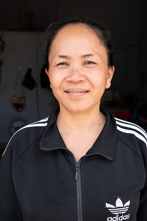 Sok Voeun poses for the camera at her home in Kandal Province, Cambodia. The  People of the Western Pacific   (POWP) project aims to bring a human perspective to the main public health priorities that have emerged for Member States across the Region. Through interviews and photo essays, these stories provide a snapshot of the subjects’ lives, concerns, dreams and expectations for the future.   https://www.who.int/westernpacific/people/sok-voeun-cambodia the feature story from the https://www.who.int/westernpacific/people Watch https://www.youtube.com/watch?v=zyKzSc_4-p4 Disclaimer: This image was captured during the global response to the COVID-19 pandemic. While the contents of this image might not be directly related to COVID, processes reflect the guidance communicated by local public health authorities at the time of its capture. Please note, public health guidance differs among countries and is indicative of the local context.