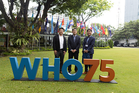 On 24 April 2023, members of the Philippine diplomatic corps, representatives of sister UN agencies and other partners gathered in the Regional Office for a high-level event to mark WHO's 75th birthday. It served as the perfect occasion to reflect on the Region’s public health successes and the contributions that WHO has made to global health over the past 75 years. In 1948, countries of the world came together and founded WHO to promote health, keep the world safe and serve the vulnerable – so everyone, everywhere can attain the highest level of health and well-being.  WHO’s 75th anniversary year is an opportunity to look back at public health successes that have improved quality of life during the last seven decades. It is also an opportunity to motivate action to tackle the health challenges of today - and tomorrow.     Read more: https://www.who.int/westernpacific/news/item/14-04-2023-who-turns-75--people-live-30-years-longer--but-more-action-needed-to-ensure-health-for-all-and-prepare-for-future-threats   Related:  https://www.who.int/westernpacific/news-room/speeches/detail/remarks-for-dr-zsuzsanna-jakab-acting-regional-director-for-the-western-pacific https://www.who.int/philippines/news/detail/25-07-2023-who-celebrates-75th-anniversary--health-milestones-in-the-philippines-with-the-doh---key-partners https://www.who.int/westernpacific/news-room/events/detail/2023/04/07/western-pacific-events/world-health-day-2023