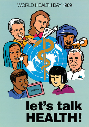 World Health Day 1989 Let's talk health!