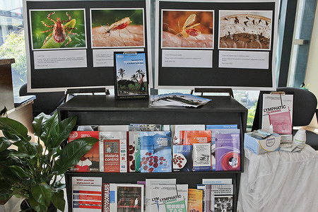 Exhibit at the lobby of the Conference Hall of the Regional Office for the Western Pacific. The World Health Day 2014 campaign focuses on vectors, the diseases they cause and simple precautions we can all take to protect ourselves and our families. WHD 2014 theme: Vector-Borne Diseases: Small Bite, Big Threat   Related: https://www.who.int/news-room/events/detail/2014/04/07/default-calendar/world-health-day-2014